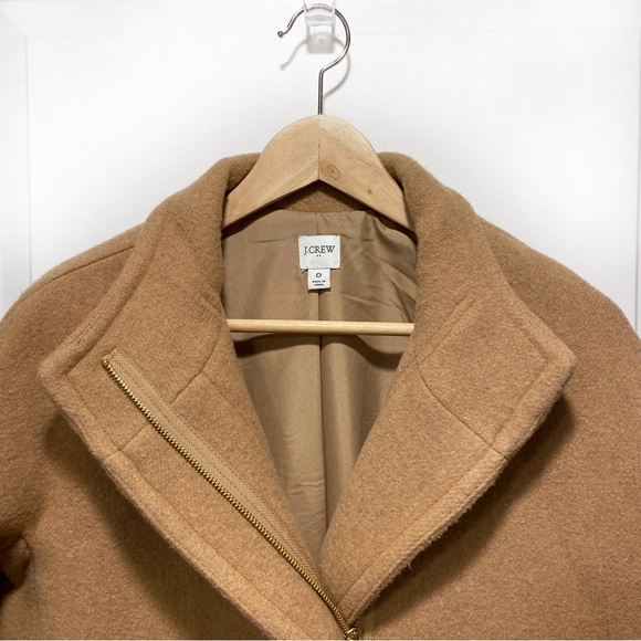 J. Crew Tan Wool "City Coat" - Picture 13 of 15
